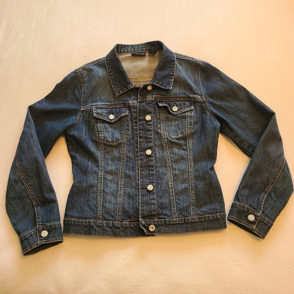 New York and Company Jean Jacket Size M